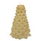 Kurt Adler 9-Inch Battery Operated Gold Christmas Tree Candle with LED Flicker Flame